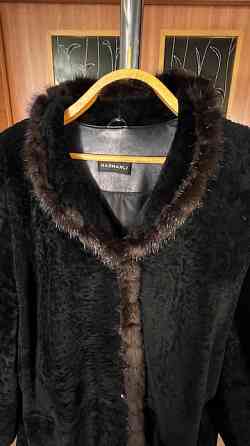 Куртка женская из овчины с норковой отделкой производство Harmali Донецк