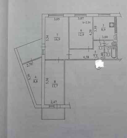 Продажа 3-ной квартиры, Текстильщик Донецк