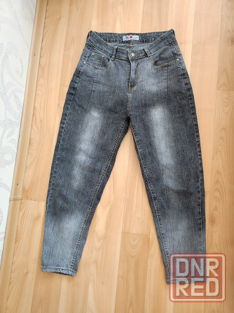 Джинсы мом бананы рост 162см Донецк - изображение 1