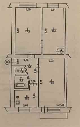 Продам отличную 3 ком квартиру Докучаевск