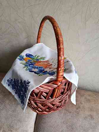 Рушник пасхальный синий Донецк