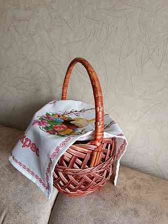 Рушник пасхальный красный Донецк