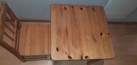 Деревянный детский стол и стул Донецк