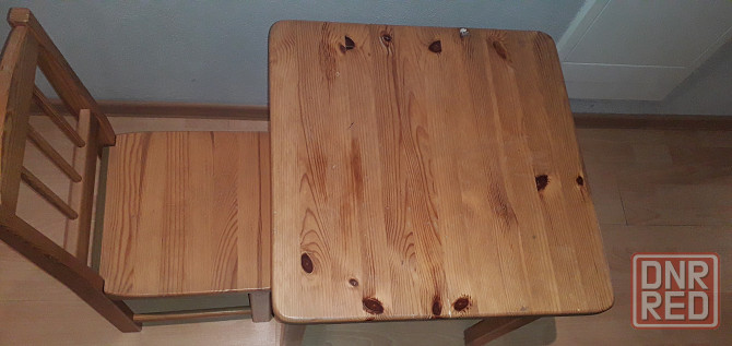 Деревянный детский стол и стул Донецк - изображение 3