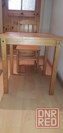 Деревянный детский стол и стул Донецк - изображение 2