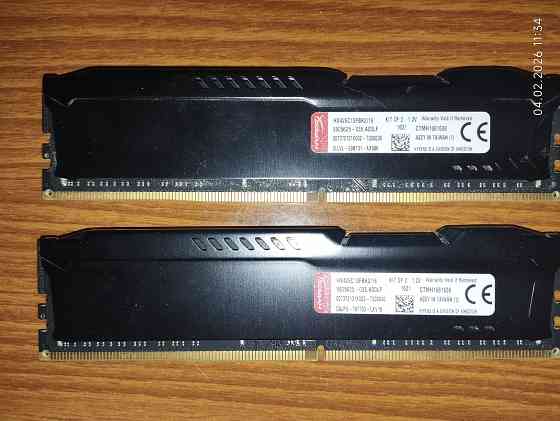 Память Kingston HyperX Fury DDR4 2x8 Гб 2666 МГц Донецк