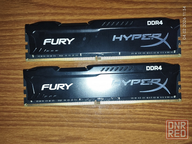 Память Kingston HyperX Fury DDR4 2x8 Гб 2666 МГц Донецк - изображение 1