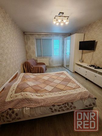 Сдаётся однокомнатная квартира в Кировском районе, Текстиль. Донецк - изображение 1