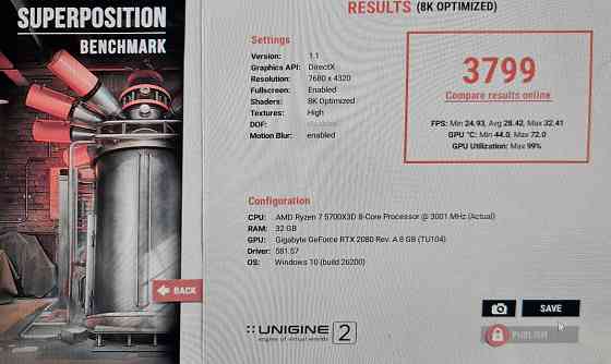 Видеокарта RTX 2080 Донецк