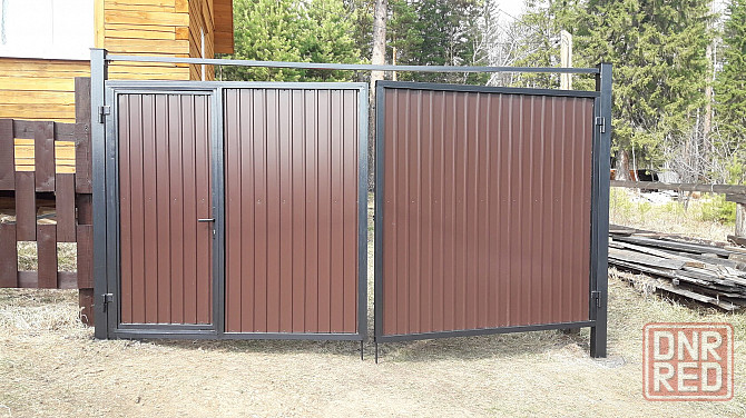 Изготовление металлоконструкций для дома и дачи.Ворота,навесы,оградки,калитки. Донецк - изображение 1