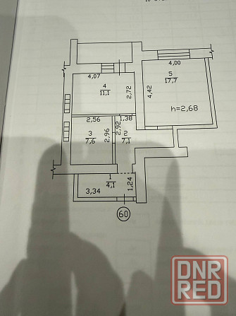 Крупногабаритная однокомнатная в Калининском районе Донецк - изображение 8