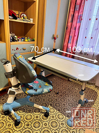 Продам стол письменный с стулом Донецк - изображение 1