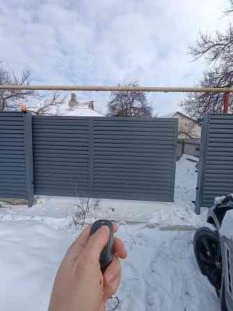 Ворота откатные жалюзи, роллетного типа.Ворота под ключ Донецк Макеевка Донецк