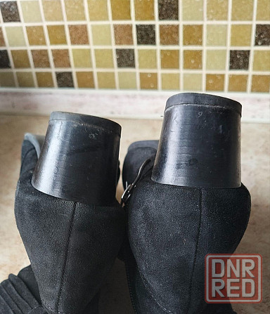 Полусапожки 38 размер. Натуральная замша. Донецк - изображение 4