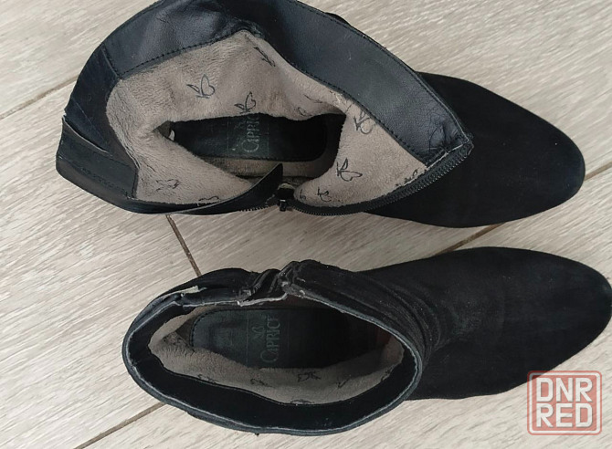 Полусапожки 38 размер. Натуральная замша. Донецк - изображение 2