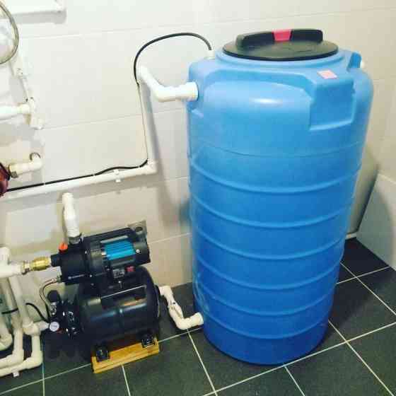 Установка накопительных баков и насосов в Донецке, Макеевке и пригородах Донецк