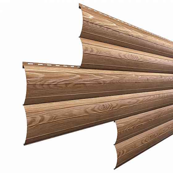 Сайдинг металлический. Разные формы (бревно, доска и т.п). Разные цвета (под дерево, кирпич, все ral Донецк