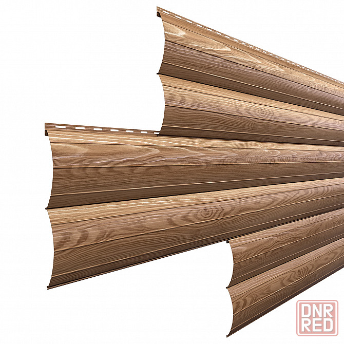 Сайдинг металлический. Разные формы (бревно, доска и т.п). Разные цвета (под дерево, кирпич, все ral Донецк - изображение 4