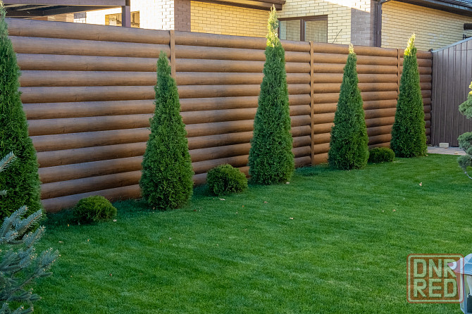 Сайдинг металлический. Разные формы (бревно, доска и т.п). Разные цвета (под дерево, кирпич, все ral Донецк - изображение 1