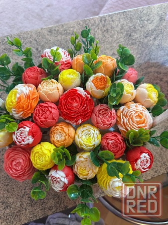 Букеты из мыла! ручная работа Донецк - изображение 7