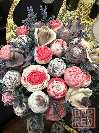 Букеты из мыла! ручная работа Донецк - изображение 5