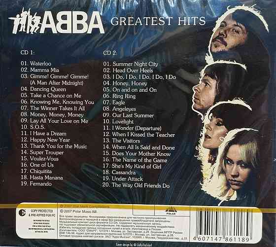 2 CD диска Abba - Greatest Hits - Донецк