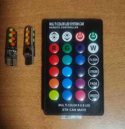 LED лампы в габариты разноцветные T10 Донецк