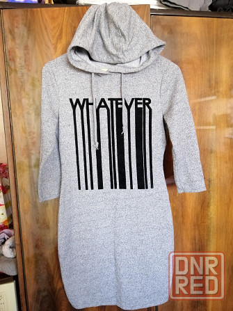 Продам платье серое р. 44 Донецк - изображение 4