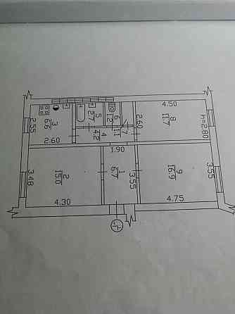 Трёхкомнатная Киевский 5 участок Донецк