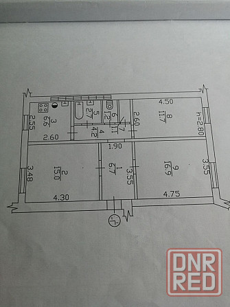 Трёхкомнатная Киевский 5 участок Донецк - изображение 6