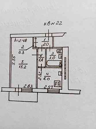 Однокомнатная на Университетской 83 Донецк