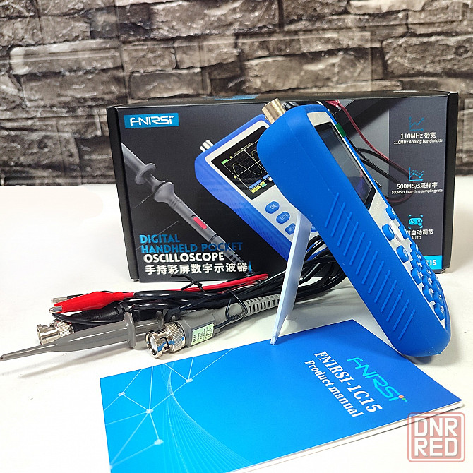 Новый Портативный цифровой осциллограф FNIRSI 1C15 Донецк - изображение 2