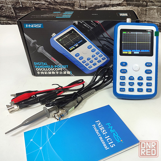 Новый Портативный цифровой осциллограф FNIRSI 1C15 Донецк - изображение 1