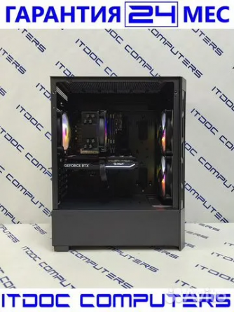 Intel i5-12400F+RTX 4060 TI Игровой пк Intel I5 12 Донецк