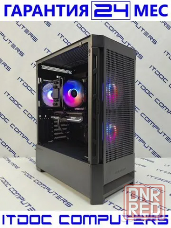 Intel i5-12400F+RTX 4060 TI Игровой пк Intel I5 12 Донецк - изображение 1
