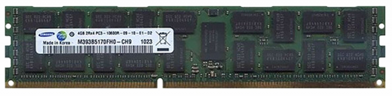 Оперативная память Dimm Ddr3 Samsung 4 гб 1333мгц (M393b5170fh0-Ch9) Ecc б/у (арт-7431) Донецк