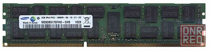 Оперативная память Dimm Ddr3 Samsung 4 гб 1333мгц (M393b5170fh0-Ch9) Ecc б/у (арт-7431) Донецк - изображение 1