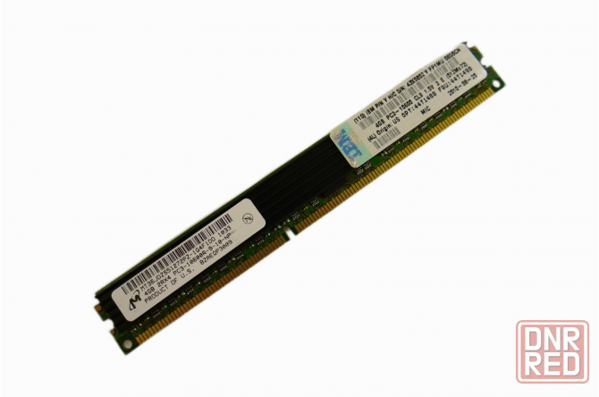 Оперативная память Ddr3 Micron 4 гб 1333 мгц Dimm Cl9 Mt36jbzs51272py-1g4d1ba (Ecc) б/у (арт-4437) Донецк - изображение 1