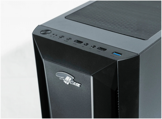 Корпус Eurocase B27 Matx без бп закаленное стекло (3xusb, 2xaudio) (арт-5132) Донецк