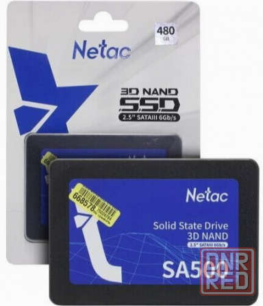 Твердотельный накопитель Ssd 2.5" Netac Sa500 (Nt01sa500-480-S3x) 480гб (арт-5844) Донецк - изображение 1