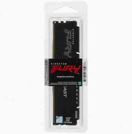 Kingston Fury Beast Black Ddr5 Dimm 5200mhz Pc-41600 Cl40 - 8gb Kf552c40bb-8 Oem (арт-8808) Донецк