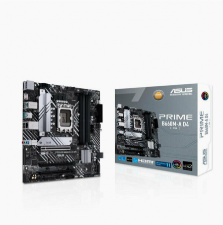 Материнская плата Asus Prime B660m-A D4-Csm (Lga1700, Matx) 90mb19k0-M1eayc Lga1700 (арт-6849) Донецк