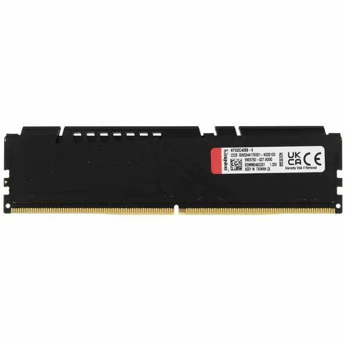 Kingston Fury Beast Black Ddr5 Dimm 5200mhz Pc-41600 Cl40 - 8gb Kf552c40bb-8 Oem (арт-3405) Макеевка