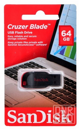 Usb Flash Drive 64gb - Sandisk Cruzer Blade Sdcz50-064g-B35 (арт-8998) Макеевка - изображение 1