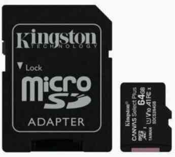 Карта памяти 64gb Kingston Sdcs2/64gb Microsdxc Class 10 Uhs-I, Sd Adapter (арт-7983) Макеевка