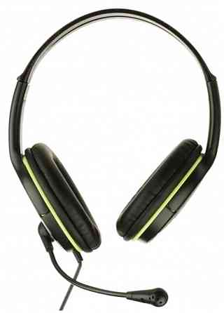 Компьютерная гарнитура Genius Hs-400a, черный/зеленый (арт-6523) Донецк