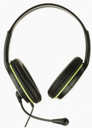 Компьютерная гарнитура Genius Hs-400a, черный/зеленый (арт-5431) Макеевка