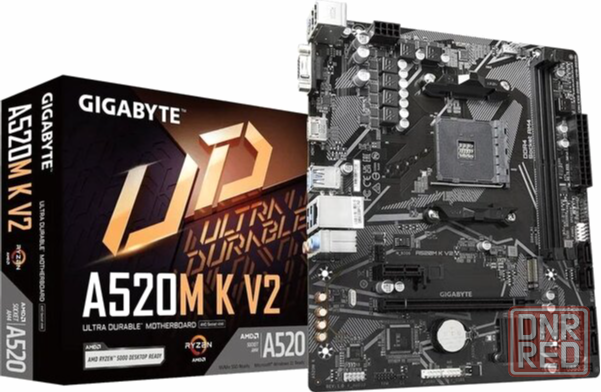 Материнская плата Gigabyte A520m K V2 /(V1.1) Soc-Am4 Amd A520 2xddr4 Matx Ac`97 8ch(7.1) Gblan Raid Макеевка - изображение 1