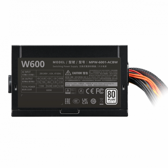 Блок питания для пк Cooler Master Elite Nex W600 600w Mpw-6001-Acbw-Bnl Oem (арт-5354) Донецк