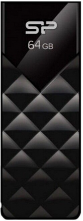 Флеш диск Silicon Power 64 Gb Ultima U03 Sp064gbuf2u03v1k, Usb 2.0, черный (арт-3096) Макеевка